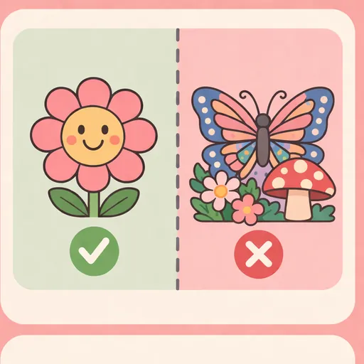 Diseño de tufting con formas simples y pocos detalles