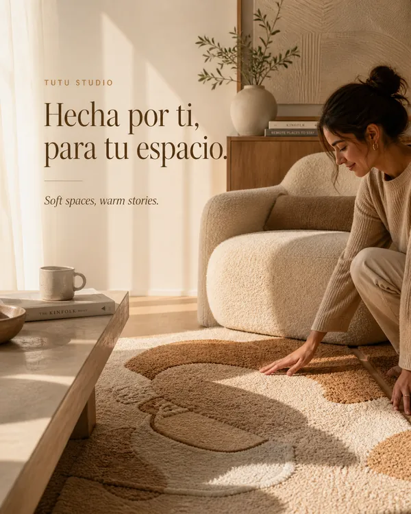 Guía de tu alfombra 20 Alfombra hecha por ti en tu espacio